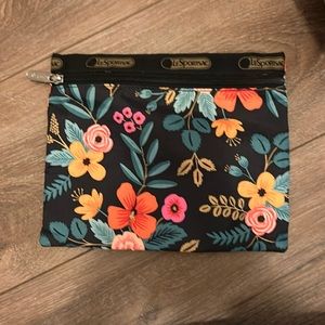 Lesportsac Small Zippered Rifle Paper Co Marion Floral  Bag